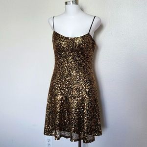 Golden Sequin dress